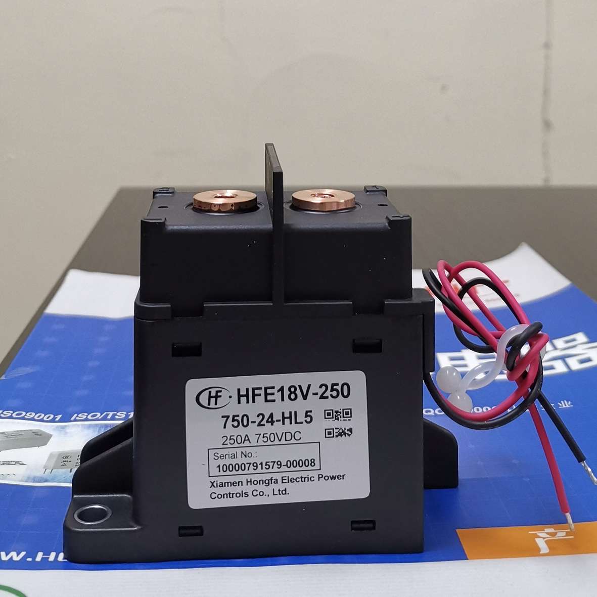 HFE18V-250/750-24-HL5 宏发高压直流继电器接触器250A750VDC