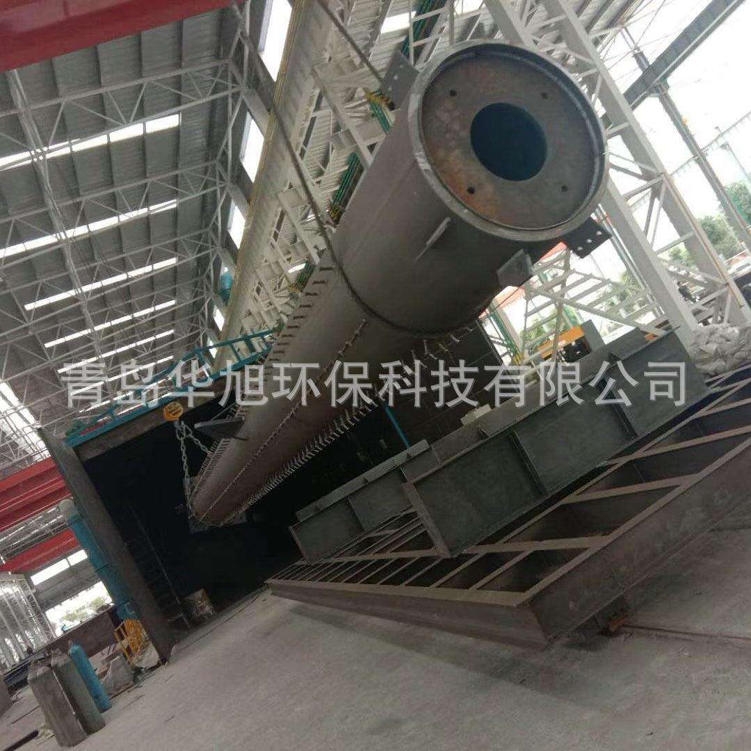 通过式超大口径钢管抛丸机液化管道油田管道去油除锈抛丸清理机
