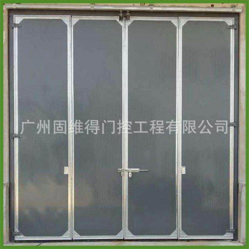 广东惠州工业电动折叠门车间厂房入口防火防盗保温电动门折叠式