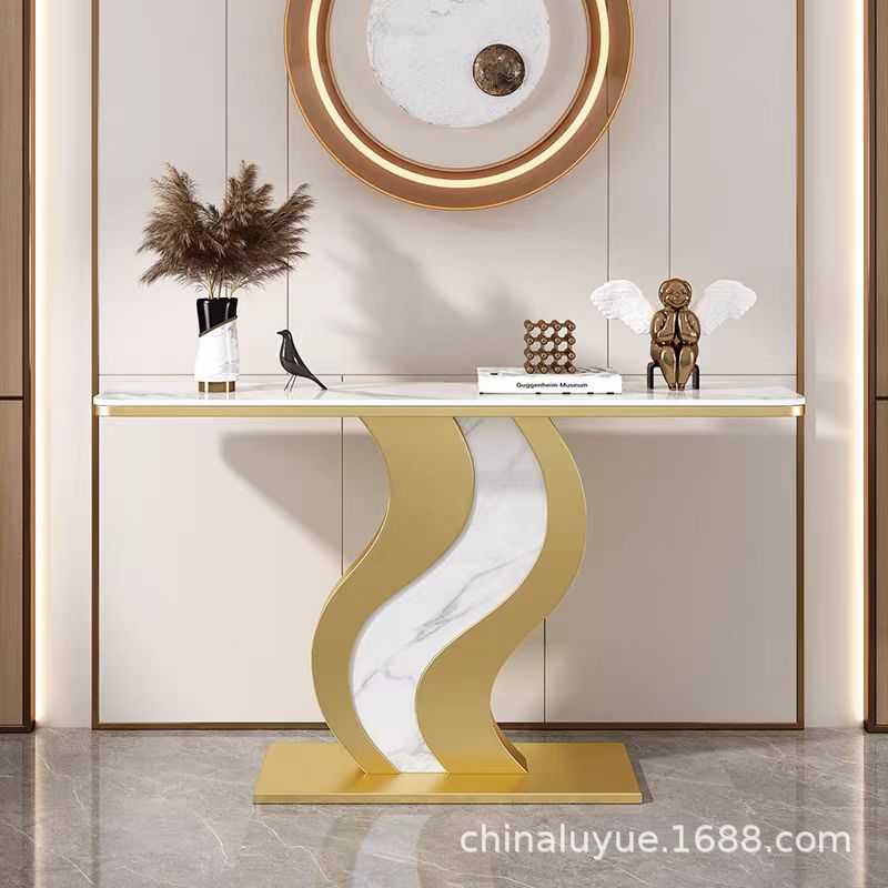 北欧玄关桌子意式靠墙案几隔断边柜简约现代高端景台装饰入户玄关