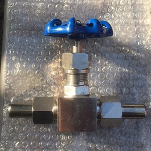 J23W-160P不锈钢小体针型阀 带焊接管 活接头仪表针型阀 SS304