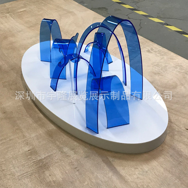 亚克力异形展示架空间展示创意饰品摆件摆台软装雕塑桌面展示道具