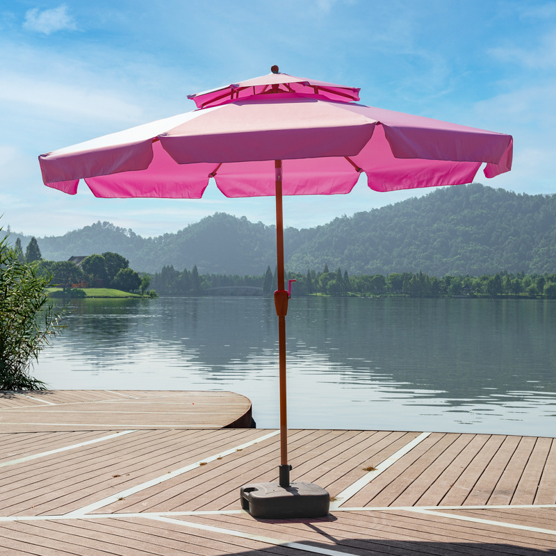 户外遮阳伞雨伞防雨庭院摆摊伞阳台伞沙滩岗亭门卫沙滩露营伞