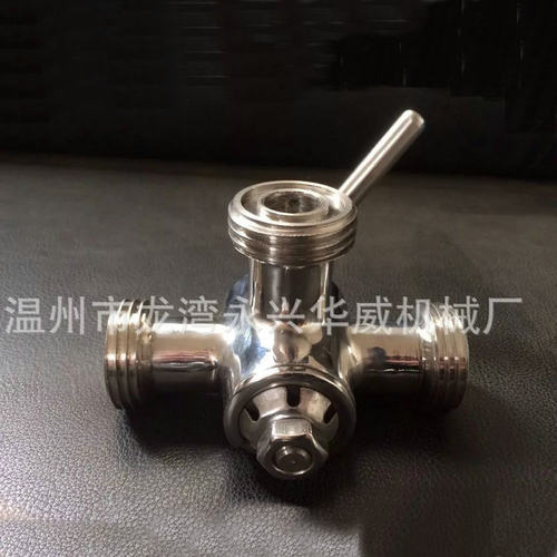 直销供应 卫生级三通旋塞阀，卫生级外螺纹旋塞阀