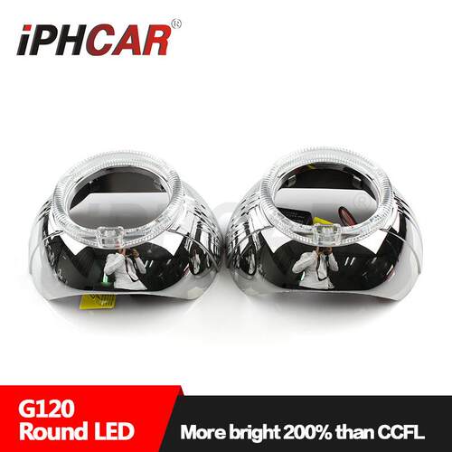 IPHCAR直销G120光导天使眼车大灯改装通用LED光圈日行灯科瑞灯珠