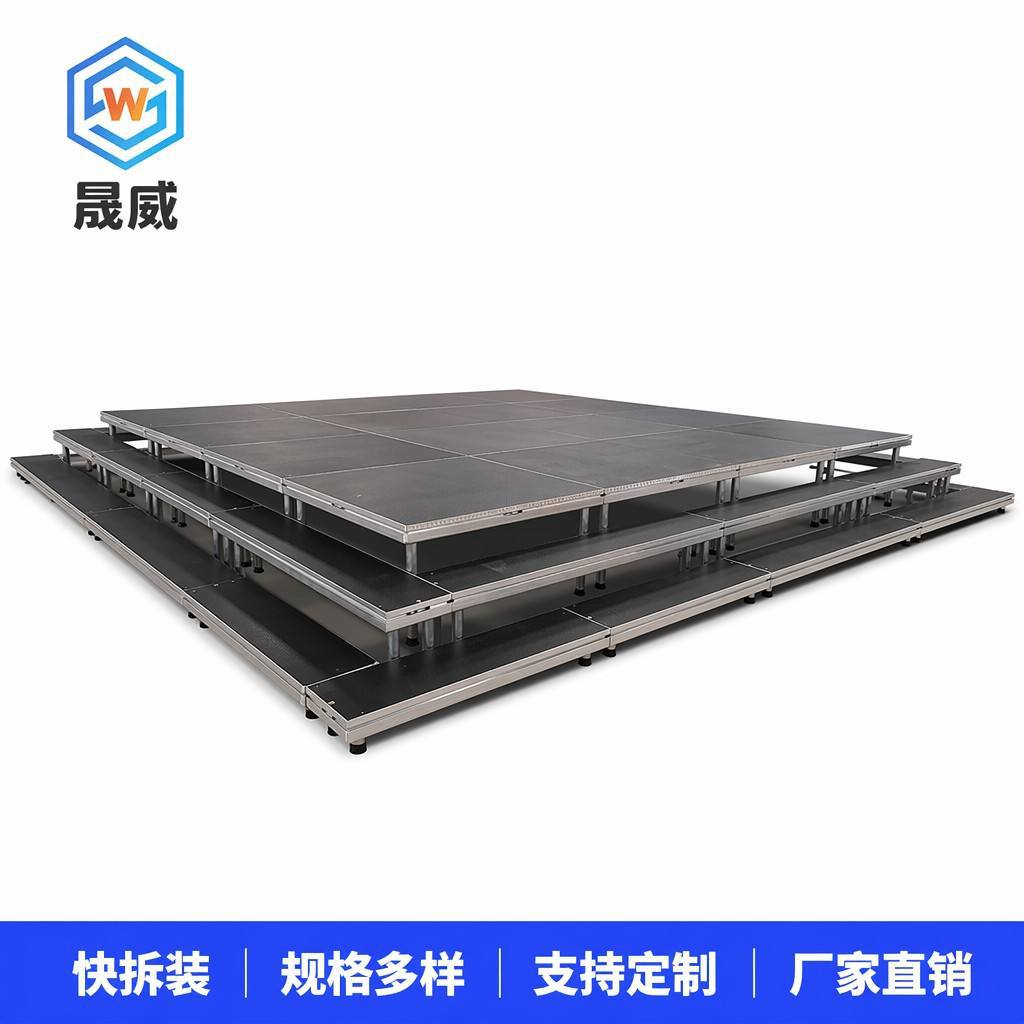 快拆装舞台学校铝合金truss音乐厅活动婚庆简易阶梯式架子厂家