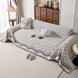 2026新款雪尼尔沙发巾四季通用现代简约防滑坐垫百搭布艺沙发盖布