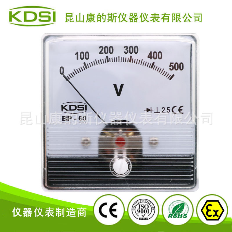 KDSI厂家供应 指针式电压测量表BP-60N AC500V 交流电压输入表