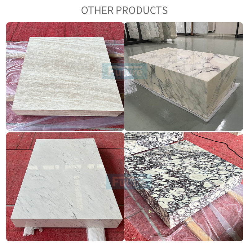 天然大理石水磨石方形盒子咖啡桌石材台面家具按要求设计茶几边几