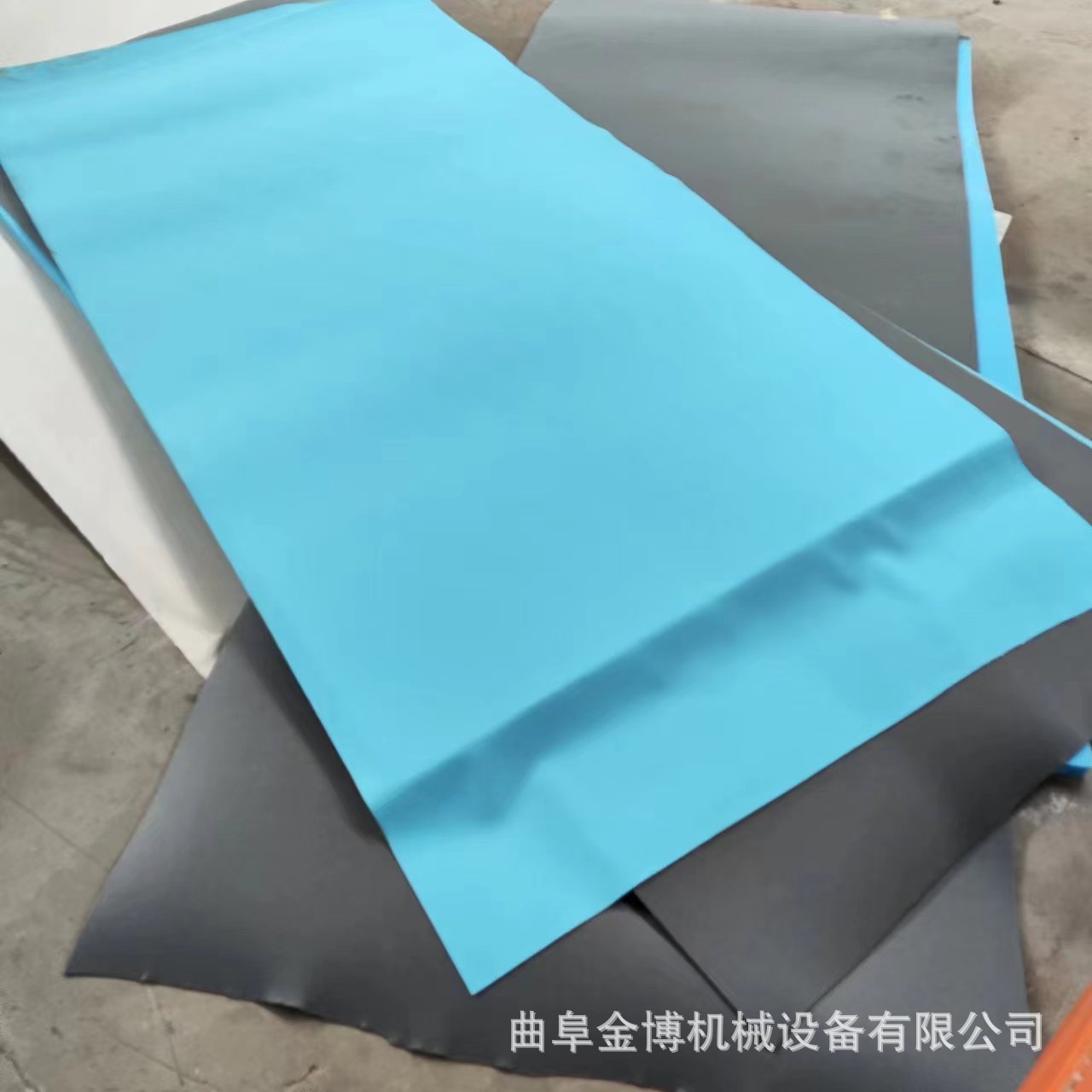 EVA热胶聚酯纤维板贴皮机防撞