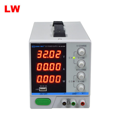 30V10A可调直流稳压电源龙威PS-3010DF维修实验测试5V2A/USB四位