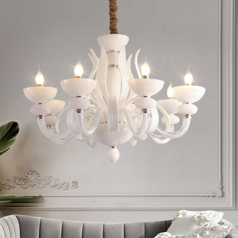 客厅吊灯法式奶油轻奢创意个性餐厅灯饰欧式大气设计师主卧室灯具