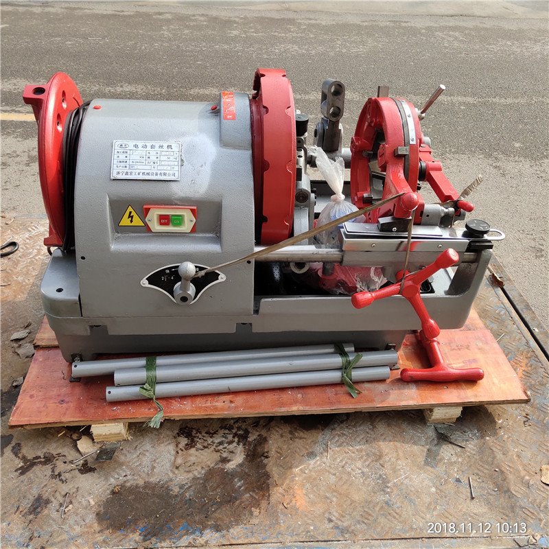 电动水管套丝机 钢管开牙机  SMIT-313暖气管子过丝机邦远