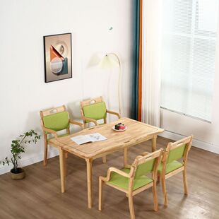 养老院餐桌椅适老化家具老年公寓康养颐养敬老院餐桌椅老人餐桌椅
