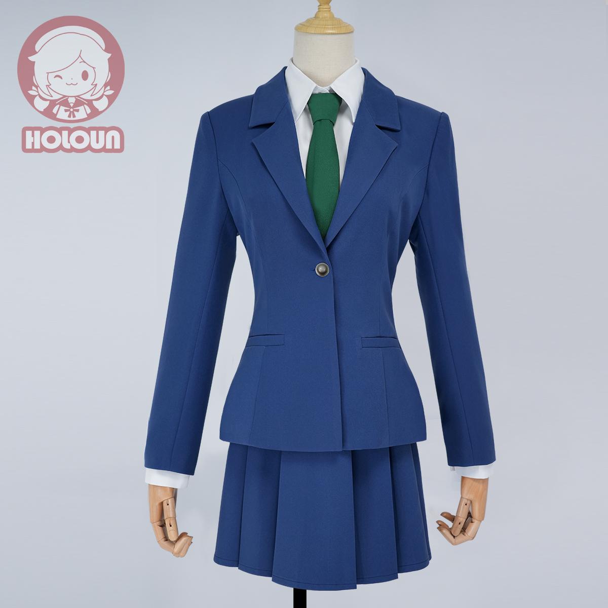 HOLOUN小欧家名侦探柯南毛利兰帝丹高中校服COS服