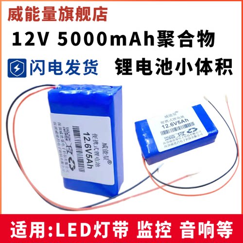 威能量12.6V聚合物小锂电池组