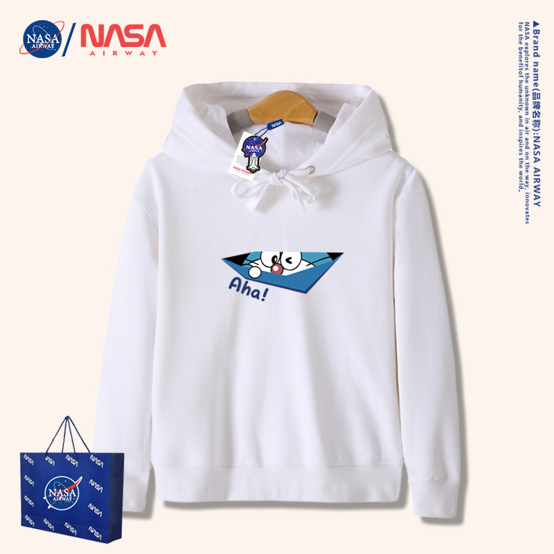 哆啦A梦设计感洋气连帽卫衣