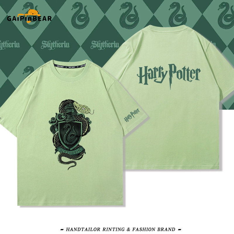 哈利波特格兰芬多harry potter联名周边纯棉短袖体恤夏季儿童上衣