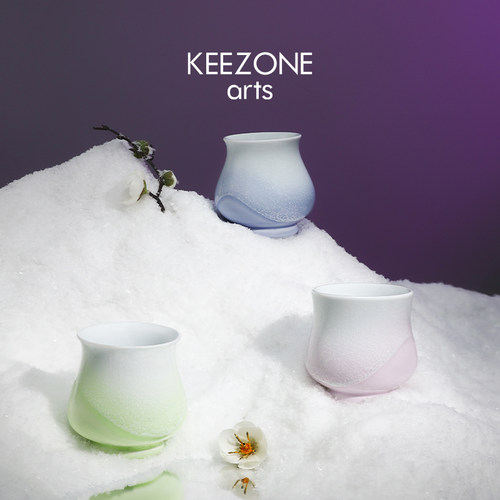 器场Keezone踏雪陶瓷咖啡杯手冲品鉴杯专业闻香杯套装手握杯160ml