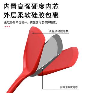 硅胶锅铲家用食品级硅胶铲勺炒菜铲不粘锅铲子汤礼品 直销新款