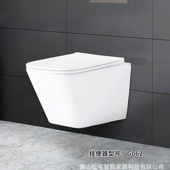 新款直销家用挂壁入墙式马桶悬挂坐便器卫生间挂便器悬空壁挂浴室
