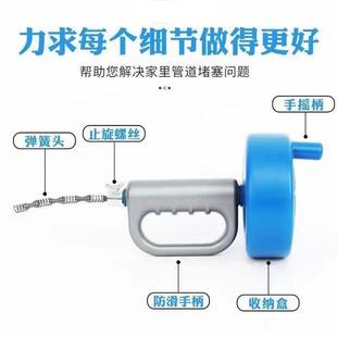 电动管道机通下水道疏通电钻家用通马桶厨房地漏堵塞工具 直销新款