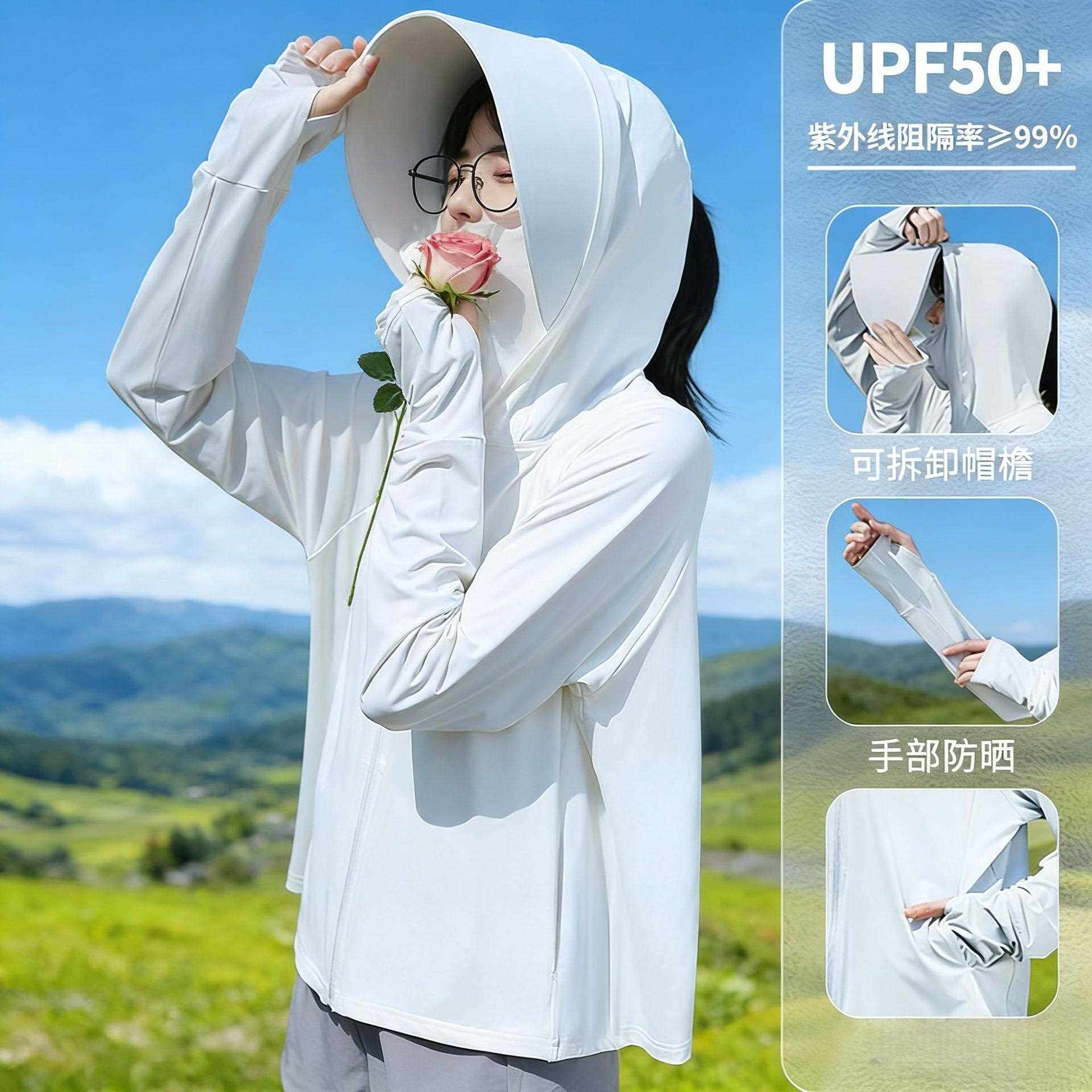 直销新款冰丝钓鱼皮肤衣防男女夏季防紫外线透气薄衫2026新款冲锋