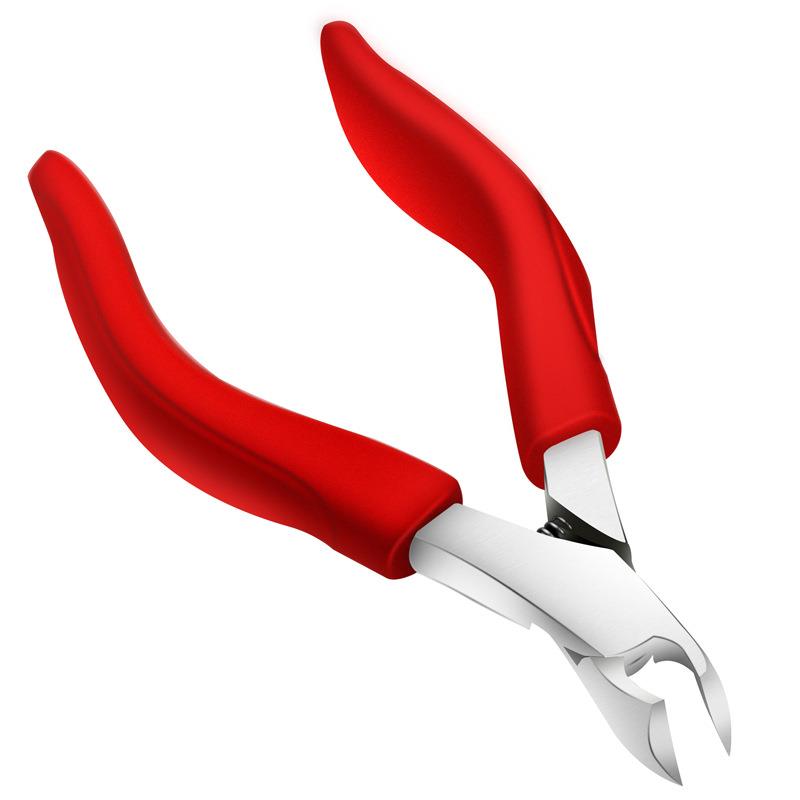 直销新款现货跨境源头指甲剪指甲刀大号指甲钳斜口剪牛角剪可印LO