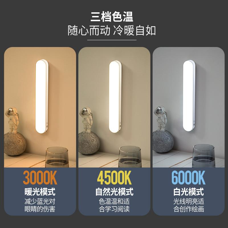 直销新款外贸款led护眼台灯学生阅读宿舍灯磁吸充电床头书桌夜读