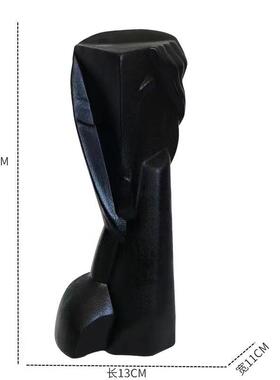 直销新款树脂工艺品抽象雕像人物艺术装饰品客厅卧式家居饰品摆件