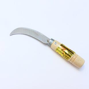 直销新款水果分割器永保利刀菠萝削皮刀削皮器香菇刀不锈钢小弯刀