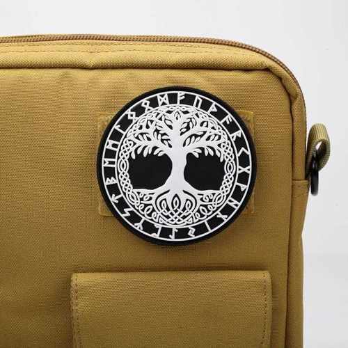 直销新款生命之树夜光补丁 士气章 魔术贴臂章维京系列贴章 软胶P