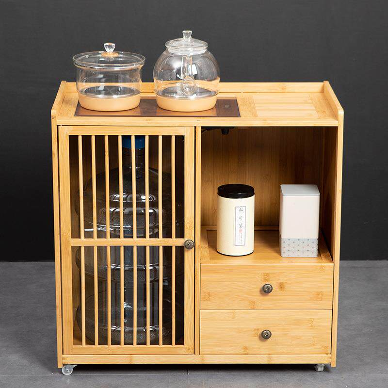 直销新款茶边柜客厅小茶几侧柜烧水壶一体沙发边几茶吧茶水柜茶台