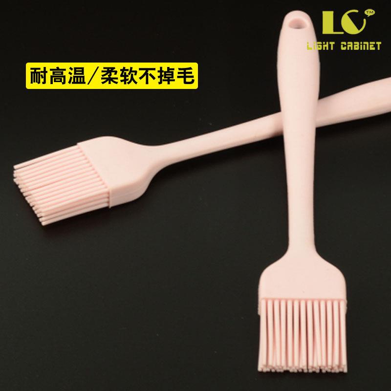 直销新款现货大号透明全包一体硅胶毛刷 bbq烧烤扫刷子牛油奶油蛋