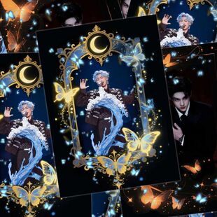 甜玉米专属】雷朋爱情伟大梓渝田栩宁高颜值ins小卡LOMO逆爱周边