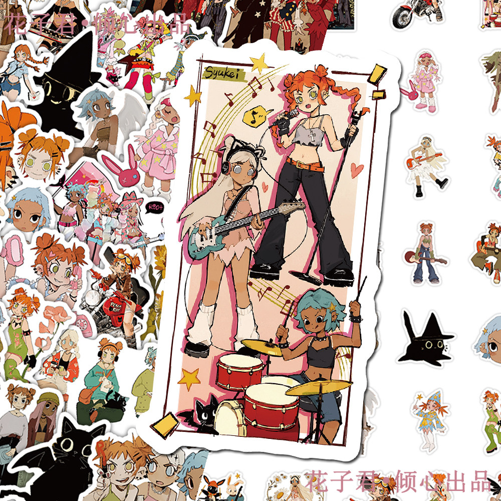 106张彩绘叛桃贴纸ins风卡通个性潮流创意装饰笔记本桌面手账贴画,文具电教/文化用品/商务用品,贴纸/立体贴纸,淘宝优惠券,粉丝福利购,淘宝优惠卷