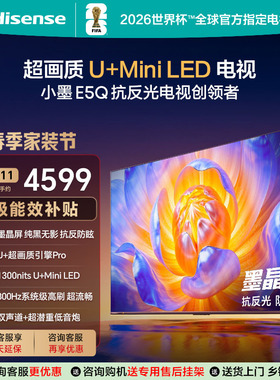 【政府补贴15%】海信电视小墨E5Q 75英寸超画质U+MiniLED E5N升级