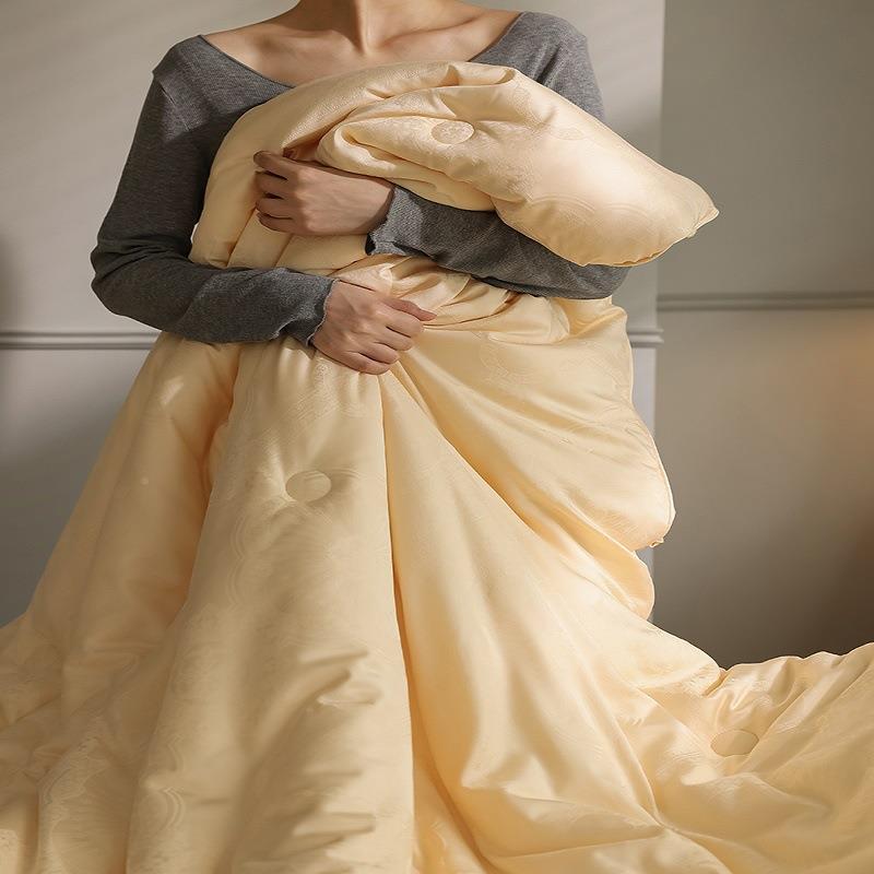 高豆端A类森本大春提花51%大纤维秋冬被MS202411子夏凉被大加双胎