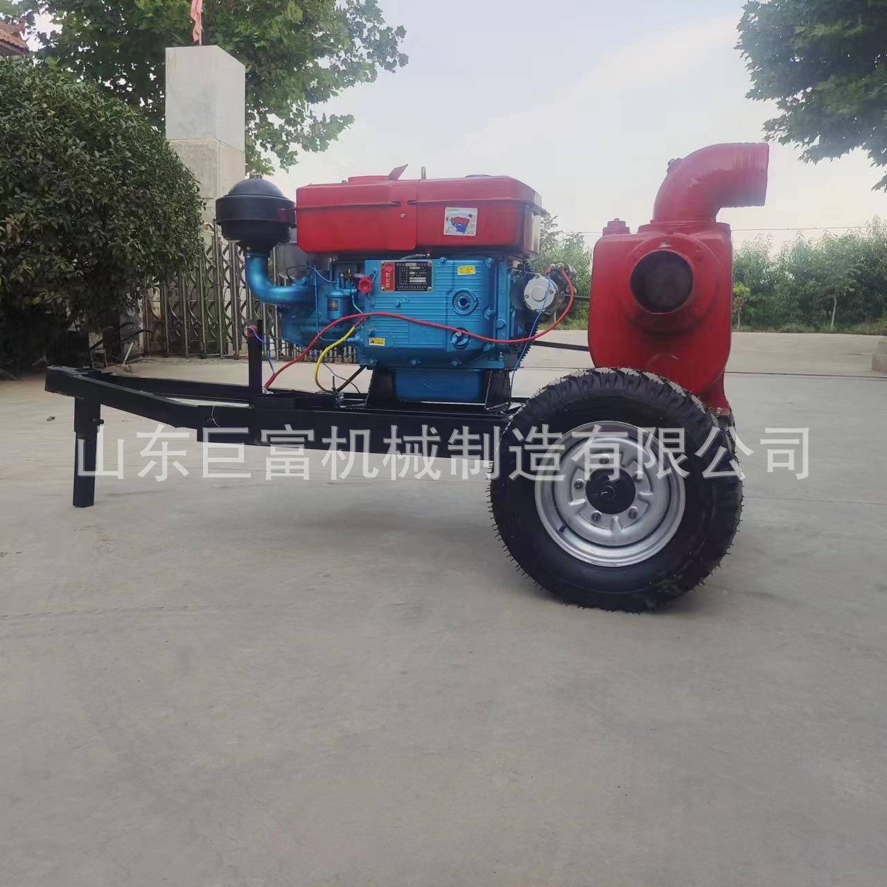 吸柴油机水泵车移动汛农业自防水泵AGY6寸8寸应农田灌急溉抽水泵