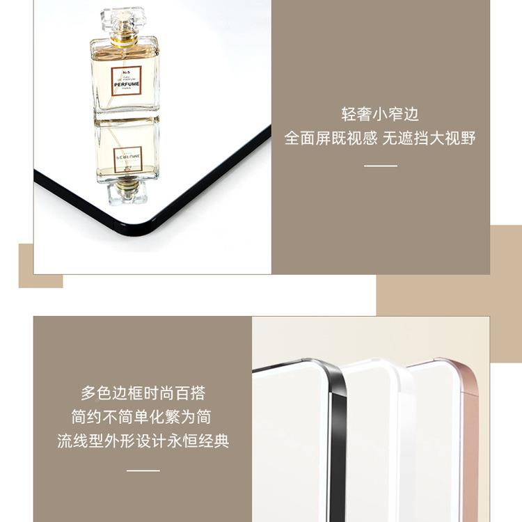 门衣柜穿衣镜家用衣隐藏式内置全身试镜伸缩折旋叠转隐形平LT3开