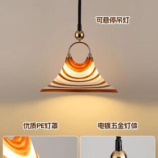 中vintae可升降古个g性餐厅50605吊灯复法古式彩绘吧台岛台伸缩圆