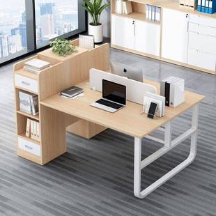 办公桌家办公室椅员组合A505C简约现代职员工简易具2台 4人位电脑