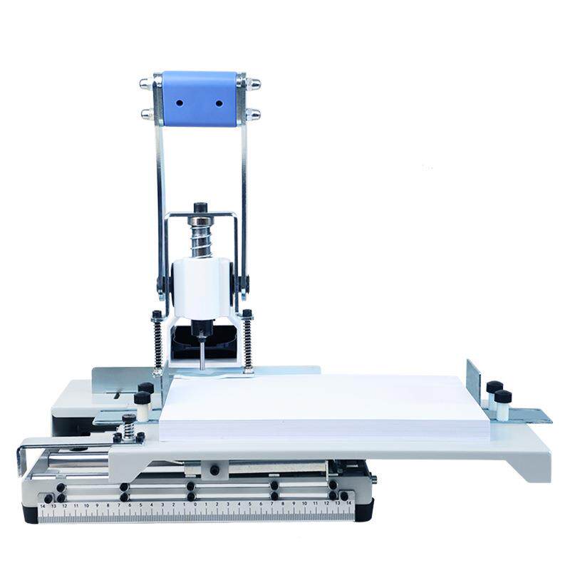砚QY-T30Y移动平打洞机多功能孔距台编程1-9孔配3MM钻可活页文奇