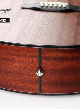 41寸民谣吉他全桃学花芯木成人初吉者它ji乐tSM-412a专业器厂