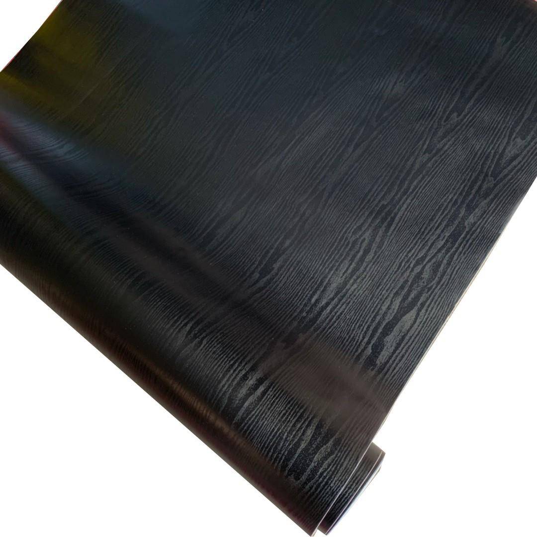 加厚黑色木纹自pD7040饰vc粘墙纸壁纸展装贴膜翻柜新贴纸波音软片
