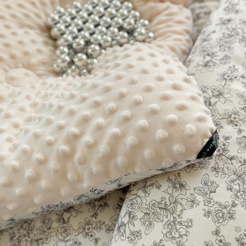 A类针织豆豆被大被卡通豆儿棉童芯YFT春秋被冬被被单双人加厚保暖