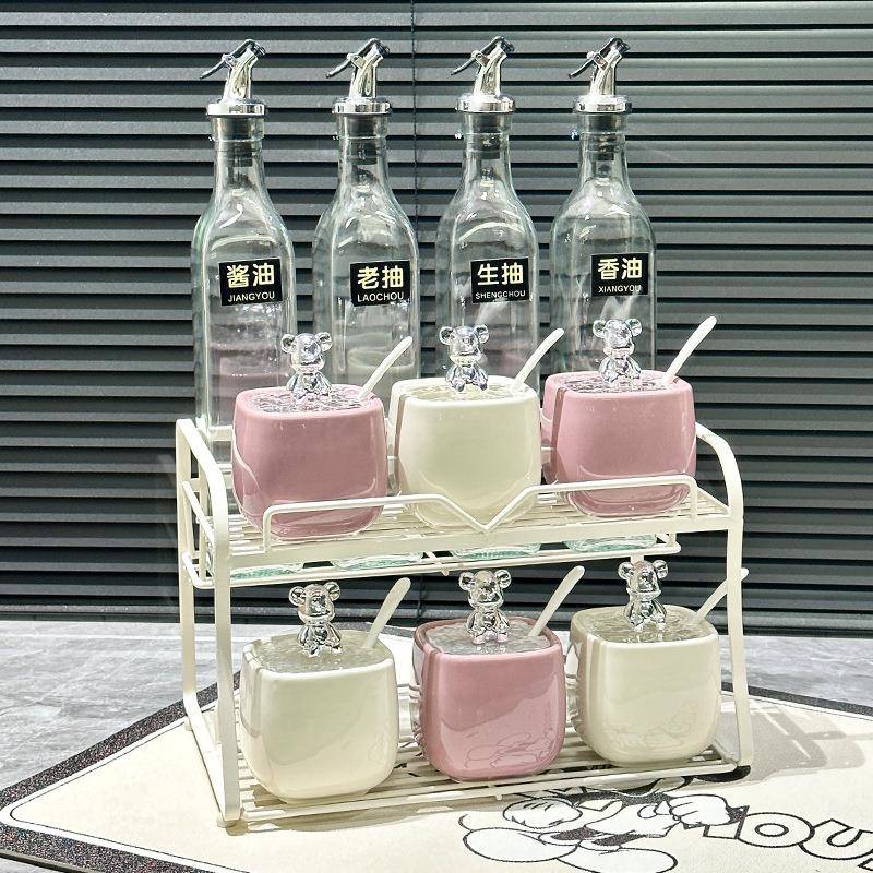 术本家用调味罐NNB套装厨房陶瓷盐罐调料油盐调酱瓶罐组合味醋装