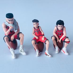 坐饰姿灌篮北高手湘五虎潮流车摆54250件篮球员公仔卡汽通车内品