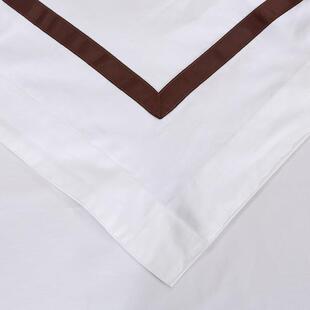 酒店套ZBT09件棉6纯0支支高密贡馆缎布草宾全高棉床垫白色床单四