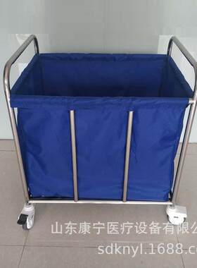 三晨间理车双桶垃圾车加可RAI护拆卸污物袋车厚04不锈层钢被服车
